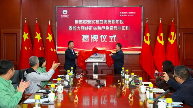 自然資源實物地質資料中心秦嶺大別成礦省有色金屬專業中心落戶金徽股份